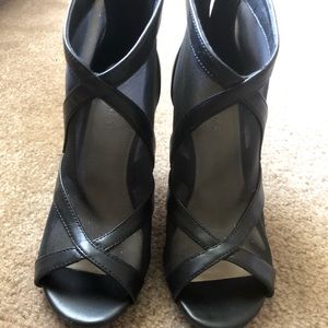 Womens Black Boot Heels